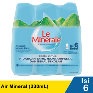 Promo Harga Le Minerale Air Mineral 330 ml - Indomaret