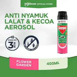 Promo Harga Baygon Insektisida Spray Flower Garden 450 ml - Indomaret