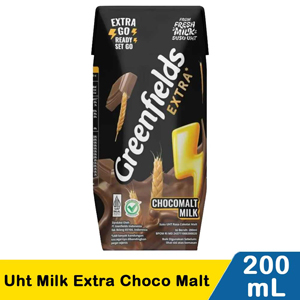 Promo Harga Greenfields UHT Choco Malt 200 ml - Indomaret