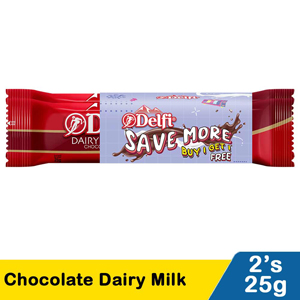 Promo Harga Delfi Chocolate Dairy Milk 27 gr - Indomaret