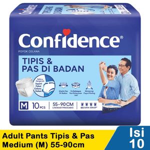 Promo Harga Confidence Adult Diapers Pants M10+2 12 pcs - Indomaret