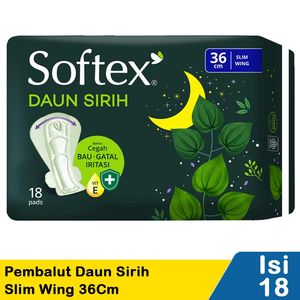 Promo Harga Softex Daun Sirih 36cm 18 pcs - Indomaret