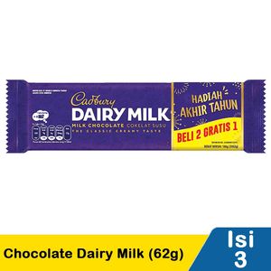 Promo Harga Cadbury Dairy Milk Original 62 gr - Indomaret