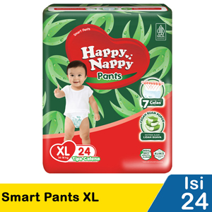 Promo Harga Happy Nappy Smart Pantz Diaper XL26 26 pcs - Indomaret