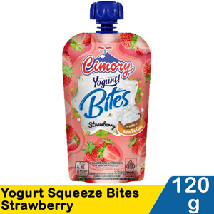 Promo Harga Cimory Squeeze Yogurt Strawberry 120 gr - Indomaret