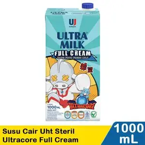 Promo Harga Ultra Milk Susu UHT Full Cream 1000 ml - Indomaret