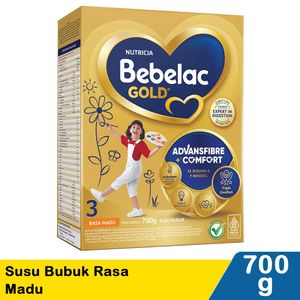 Promo Harga Bebelac 3 Gold Susu Pertumbuhan Madu 700 gr - Indomaret