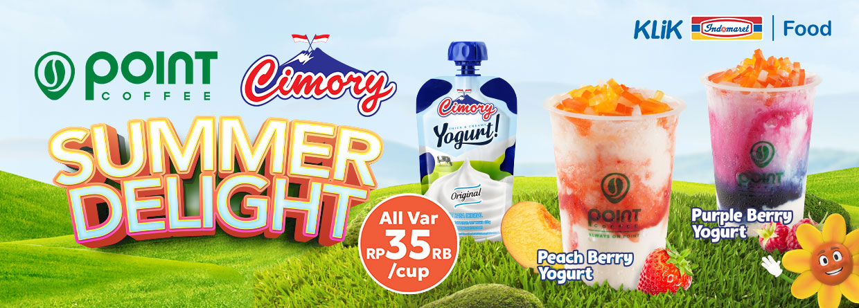 NEW PRODUCT POINT COFFEE X CIMORY~ SUMMER DELIGHT