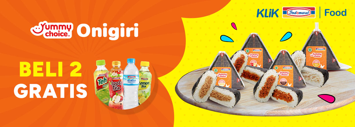 ONIGIRI BELI 2 GRATIS MINUMAN INDOMARET~