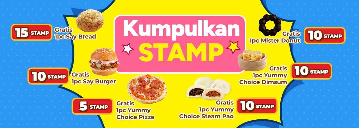 DAPATKAN 1 (SATU) STAMP, SETIAP PEMBELIAN RTE PILIHAN~	