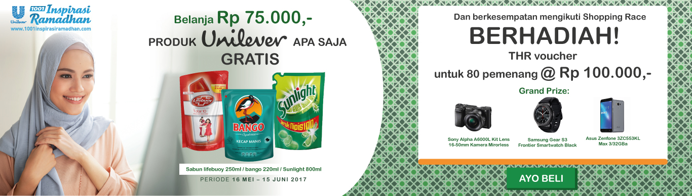 Promo Unilever 1001 Inspirasi Ramadhan