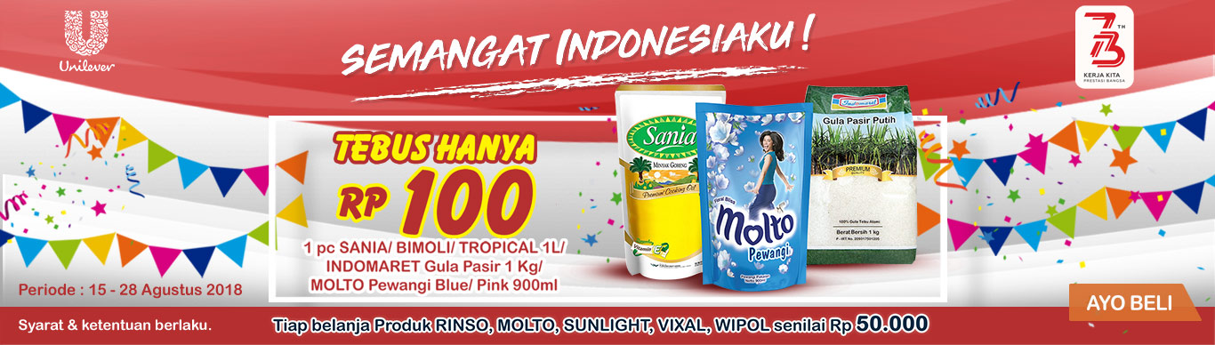 Promo Unilever Semangat Indonesiaku