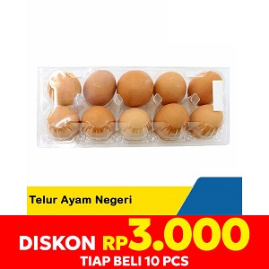 Promo Harga Telur Ayam Negeri  - Indomaret