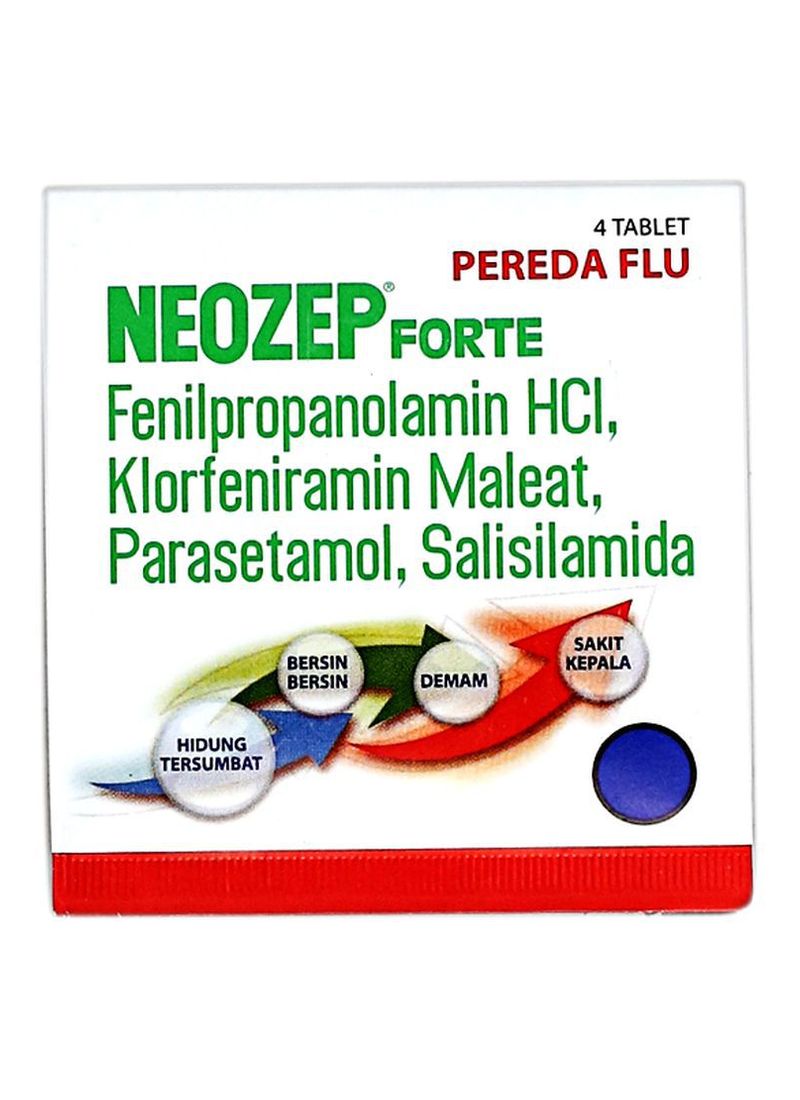 Neozep Forte Obat Flu Tablet 4'S Str | KlikIndomaret
