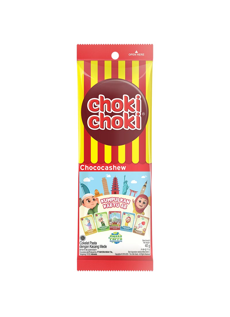 Choki Choki Chocolate 4x10g Klikindomaret