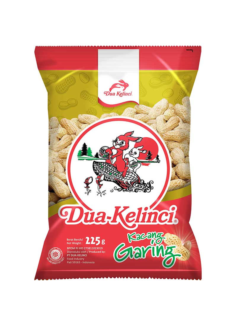 Dua Kelinci Kacang Garing Pck 225G KlikIndomaret