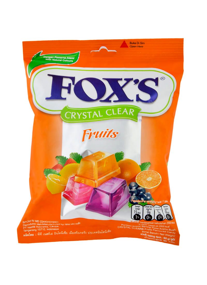 Fox s Candy Fruits Pck 90G KlikIndomaret