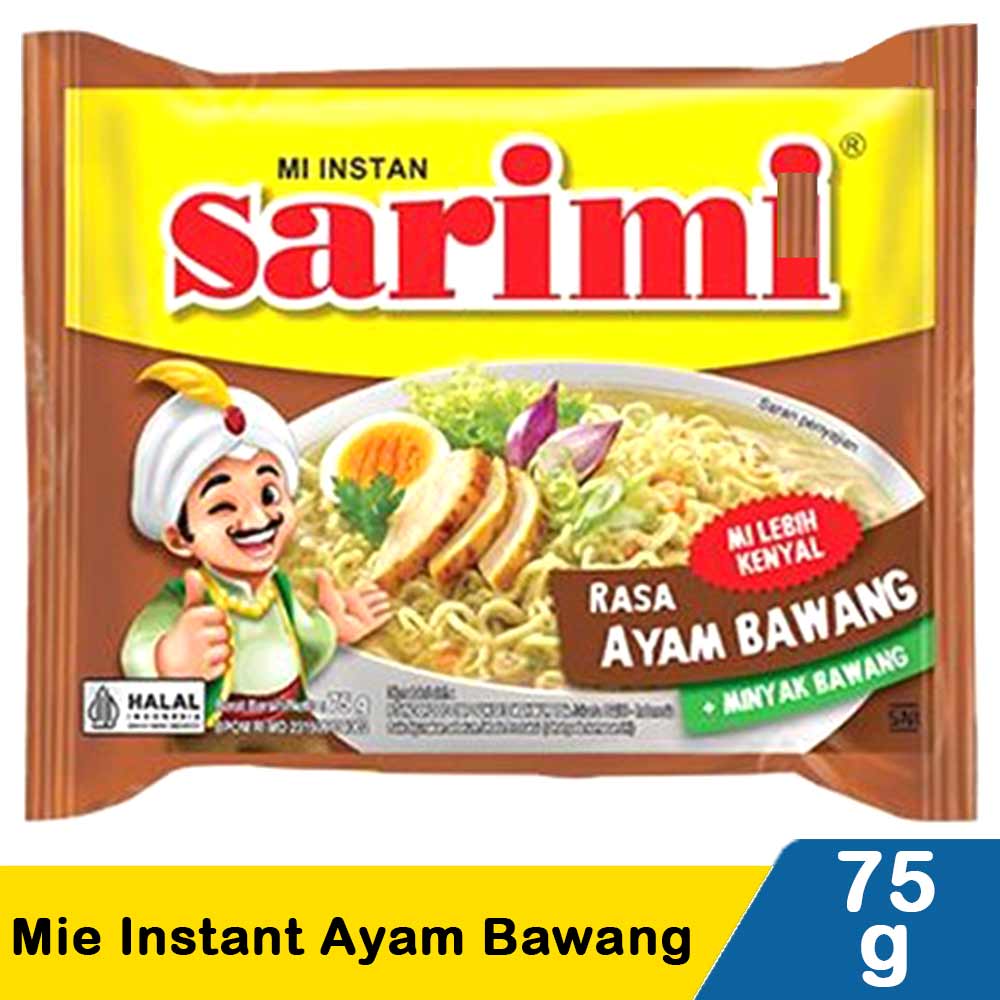 Sarimi Mie Instan Ayam Bawang 75G | Klik Indomaret