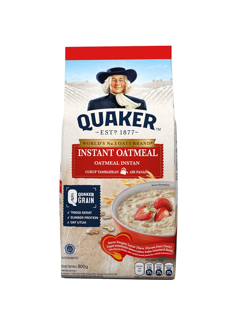 Quaker Instant Oatmeal Reff Merah 200g Klikindomaret