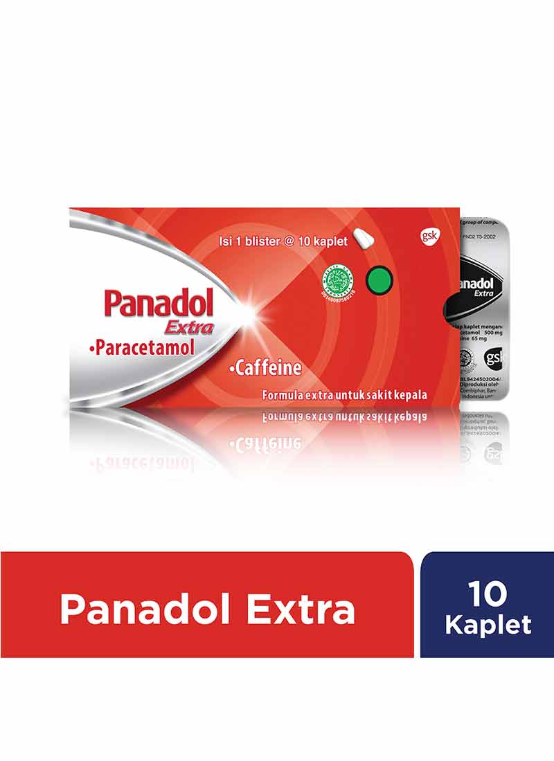 Panadol Obat Sakit Kepala Caplet 10 S Extra Str Klikindomaret