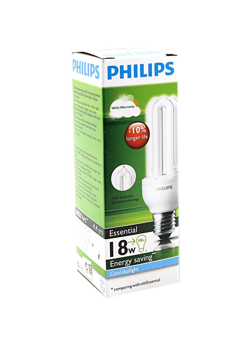 Philips Lampu Hemat Essential C Daylight Pcs Watt Klik Indomaret