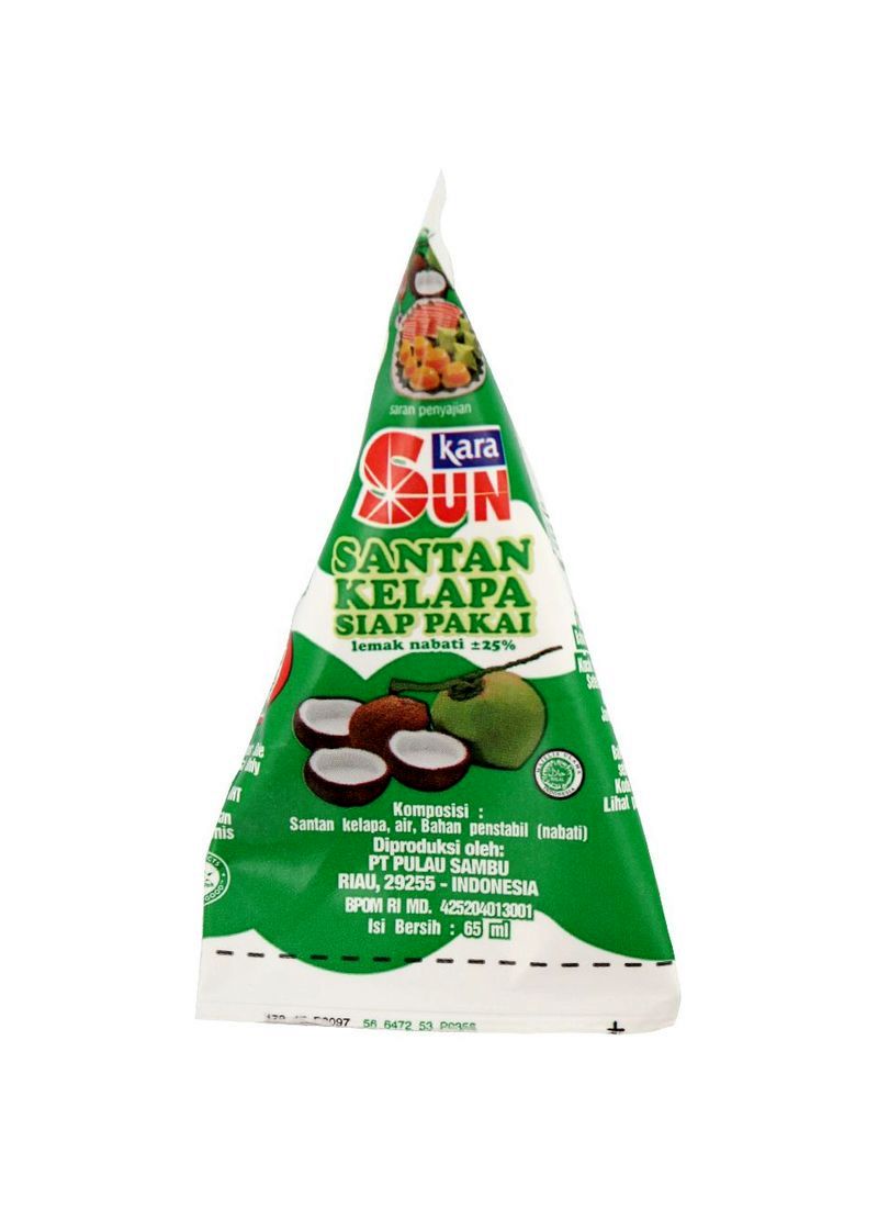 Sun Kara Santan Kelapa Siap Pakai Pck 65Ml KlikIndomaret