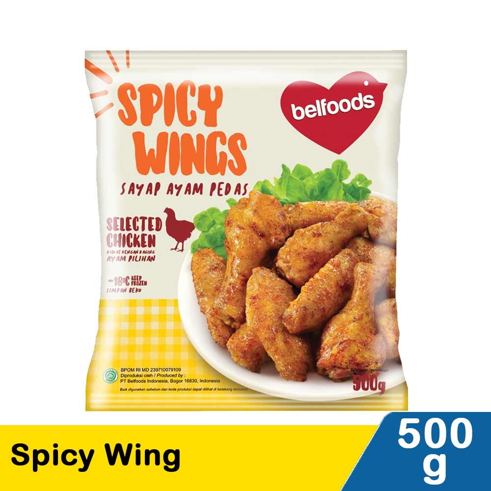 Belfoods Spicy Wing 500G Klik Indomaret