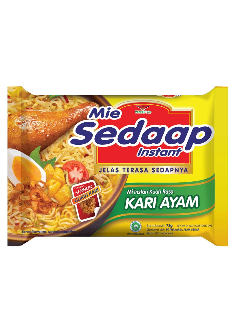 Jual Sedaap Mie Mie Instant Kari Ayam Pck 72G KlikIndomaret