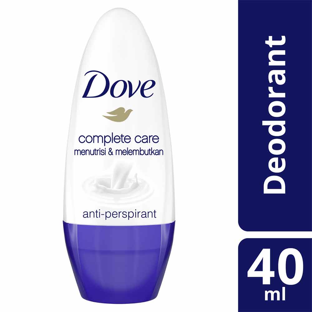 Dove Deodorant Roll On Complete Care Original 40mL | KlikIndomaret