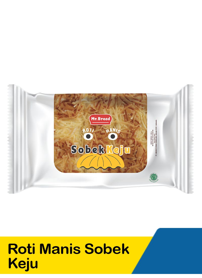 Mr.Bread Roti Manis Sobek Keju | Klik Indomaret