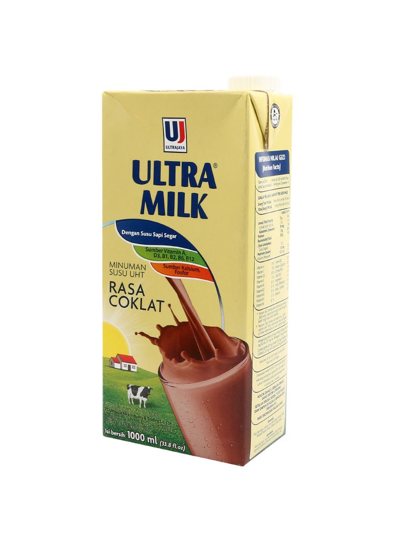 Ultra Susu Cair Uht Steril Chocolate Tpk 1000ml Klikindomaret