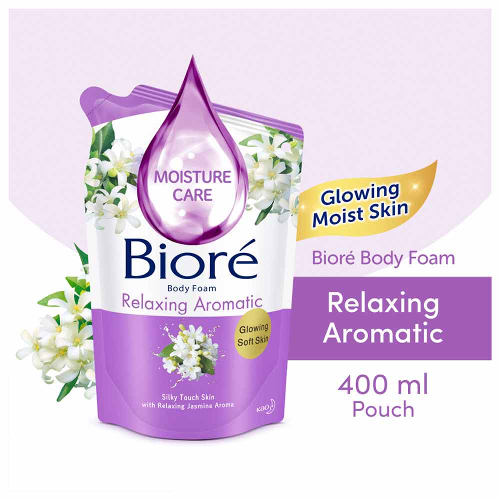 Kao Biore Body Foam Relaxing Aromatic Jasmine 400ml Klik Indomaret