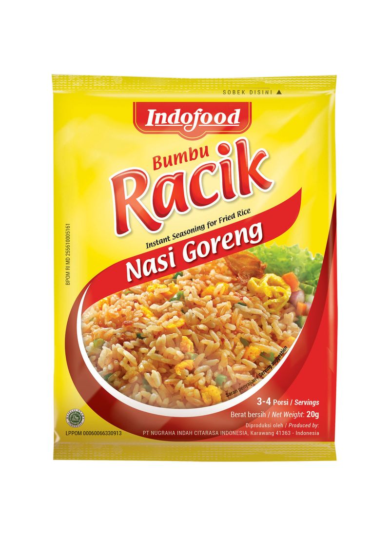 Indofood Bumbu Racik Nasi Goreng Pck 20g Klikindomaret