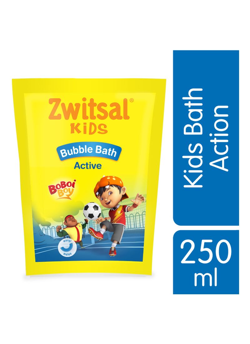 Zwitsal Kids Active Bubble Bath Refill Pch 250Ml