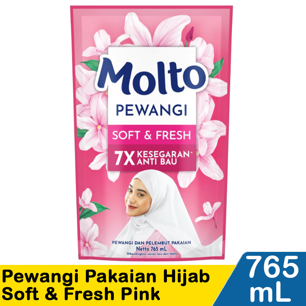 Molto Pewangi Pakaian Hijab Soft Fresh Pink Ml Klik Indomaret