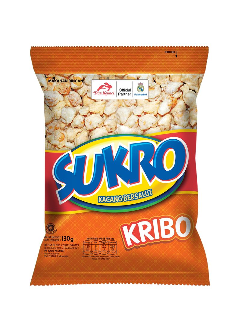 Dua Kelinci Kacang Sukro Kribo 130G | KlikIndomaret