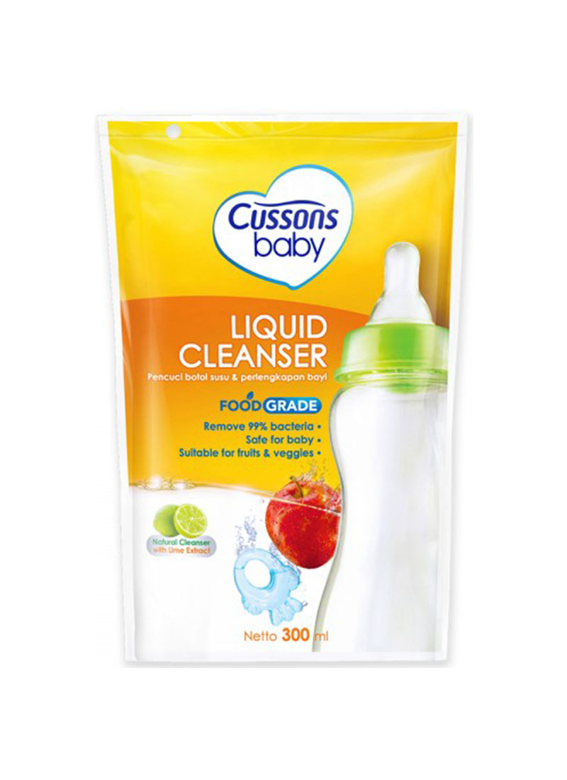 Cussons Baby Liquid Cleanser Extrac Lime Pch 300Ml | KlikIndomaret