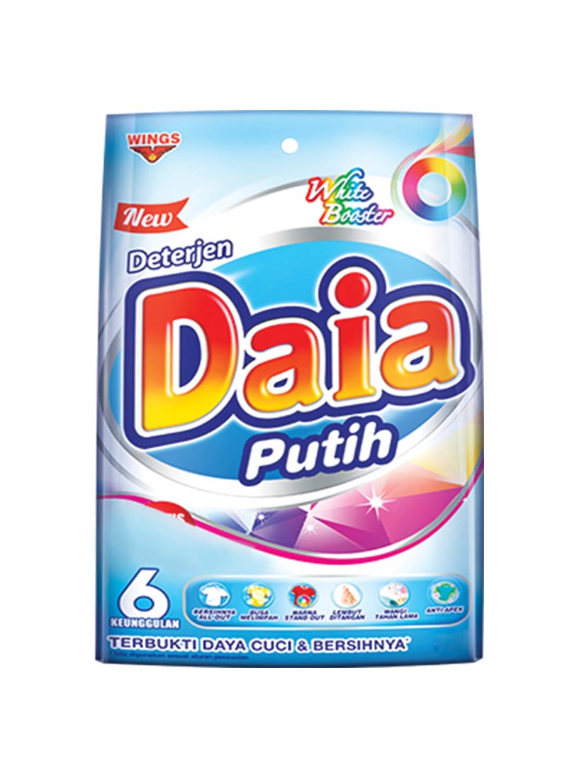 Jual Daia Detergent Bubuk Putih Extrak Pemutih 1.8Kg | KlikIndomaret