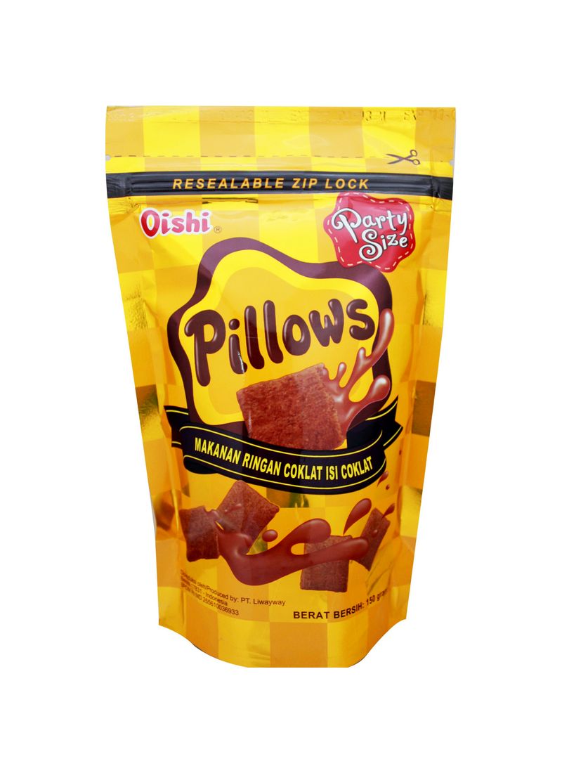 Oishi Snack Pillows Chocolate 100g | KlikIndomaret