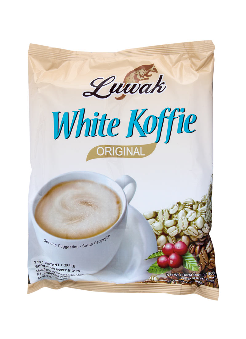 Купить кофе оригинал. White Coffee Luwak пакетики Индонезия. White Coffee купить.