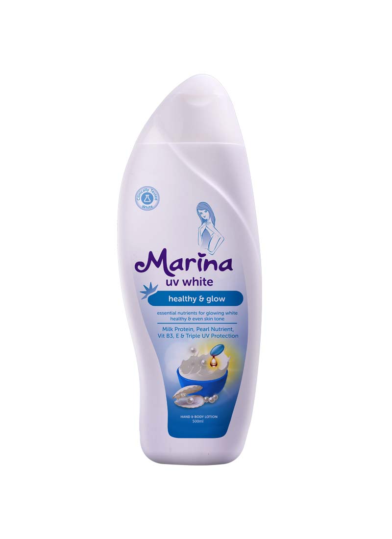  Marina  Hand  Body  Lotion Uv White Healthy Glow 460Ml 