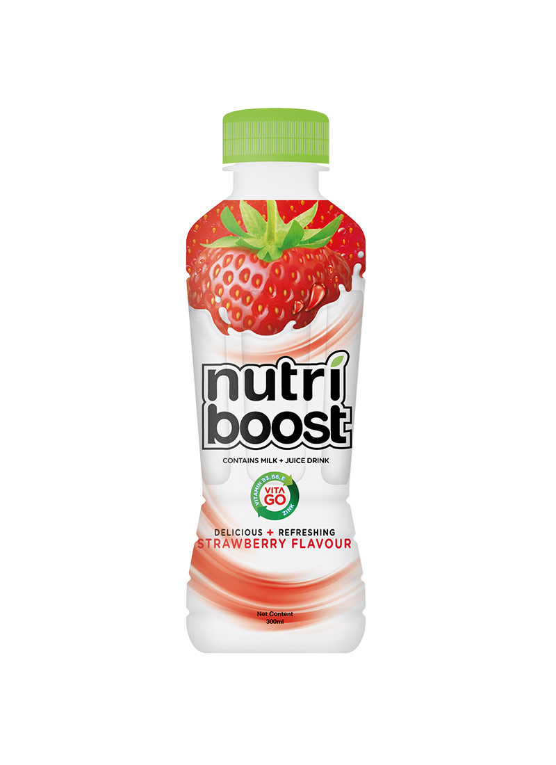 Nutriboost Strawberry 300Ml | KlikIndomaret