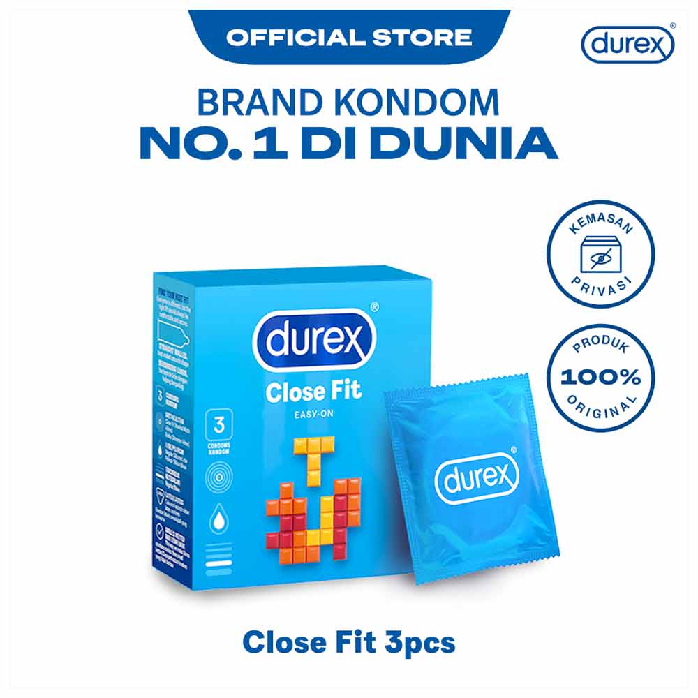 Durex KONDOM CLOSE FIT 3'S BOX