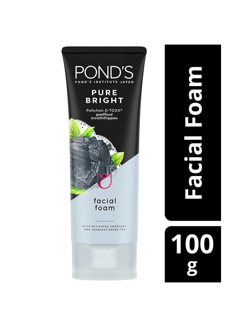 Ponds Pembersih Wajah Facial Foam Pure Bright Charcoal G Klik Indomaret