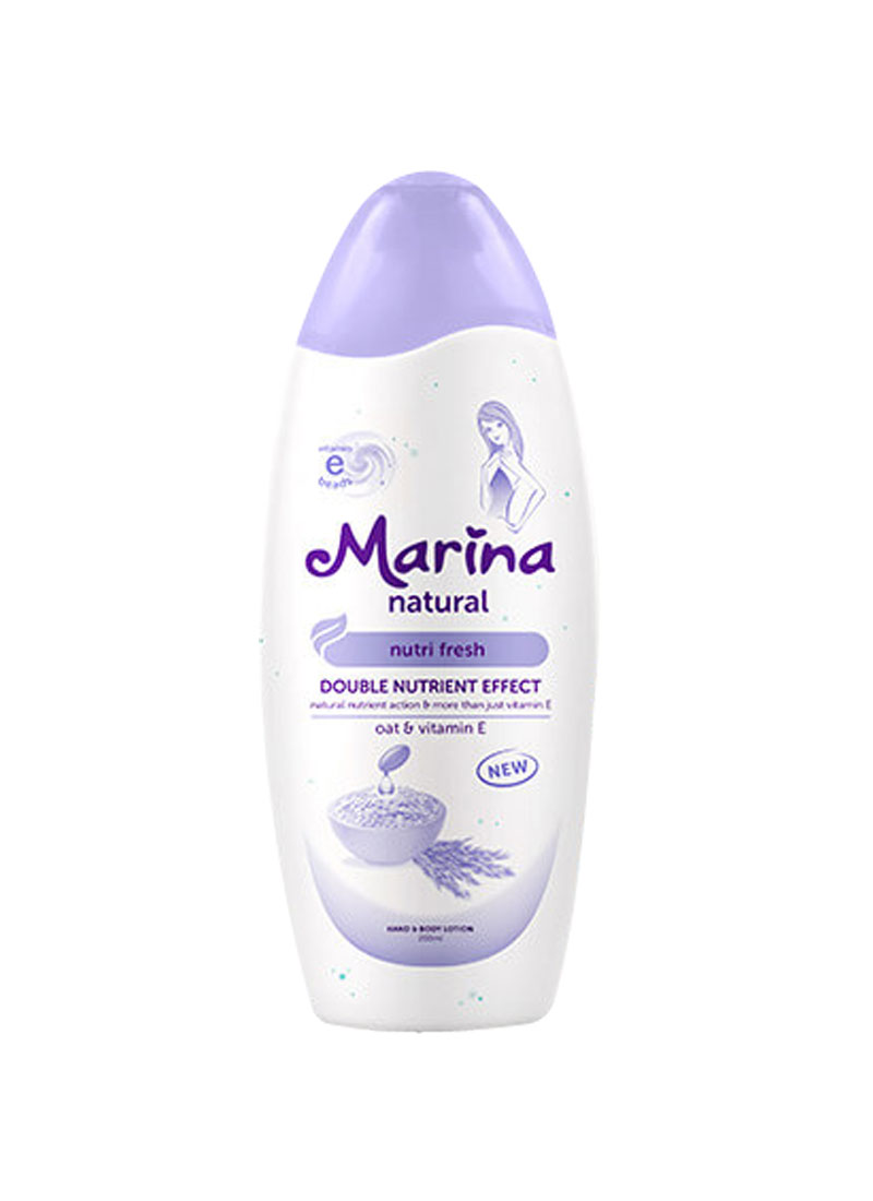 Marina Hand Body Lotion Natural Nutri Fresh Btl 200Ml 