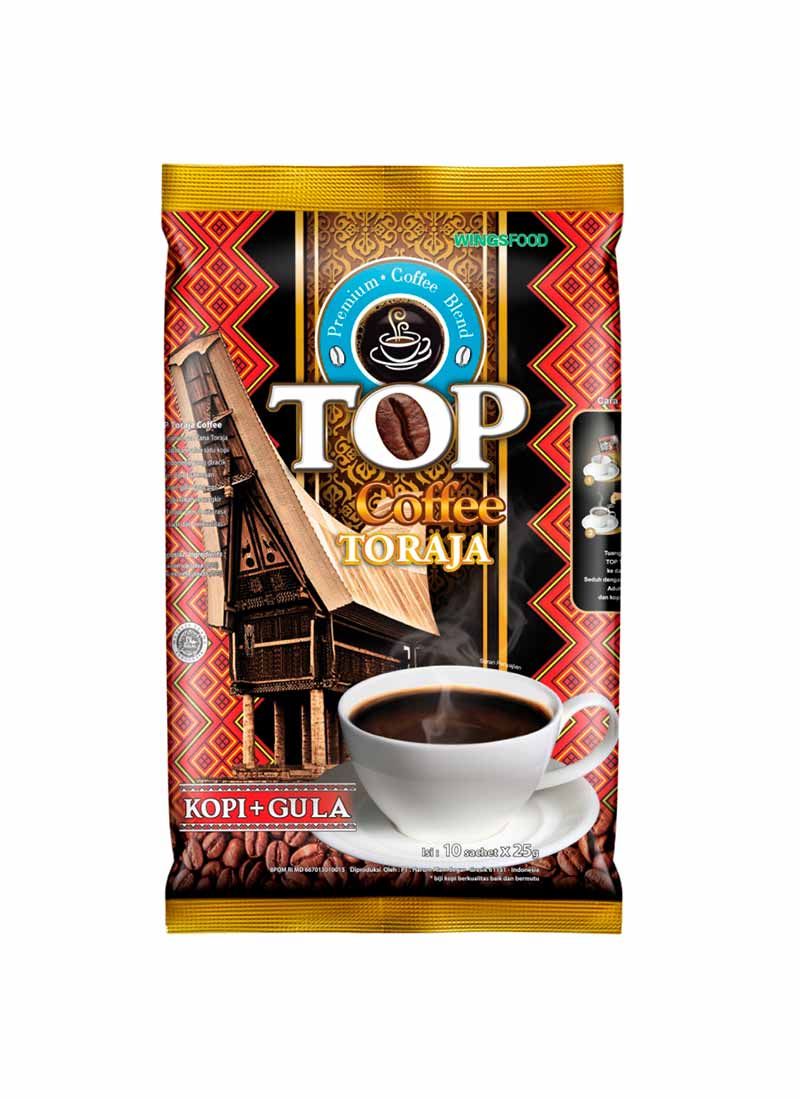 Top Coffee Kopi Gula Toraja 10X25g KlikIndomaret