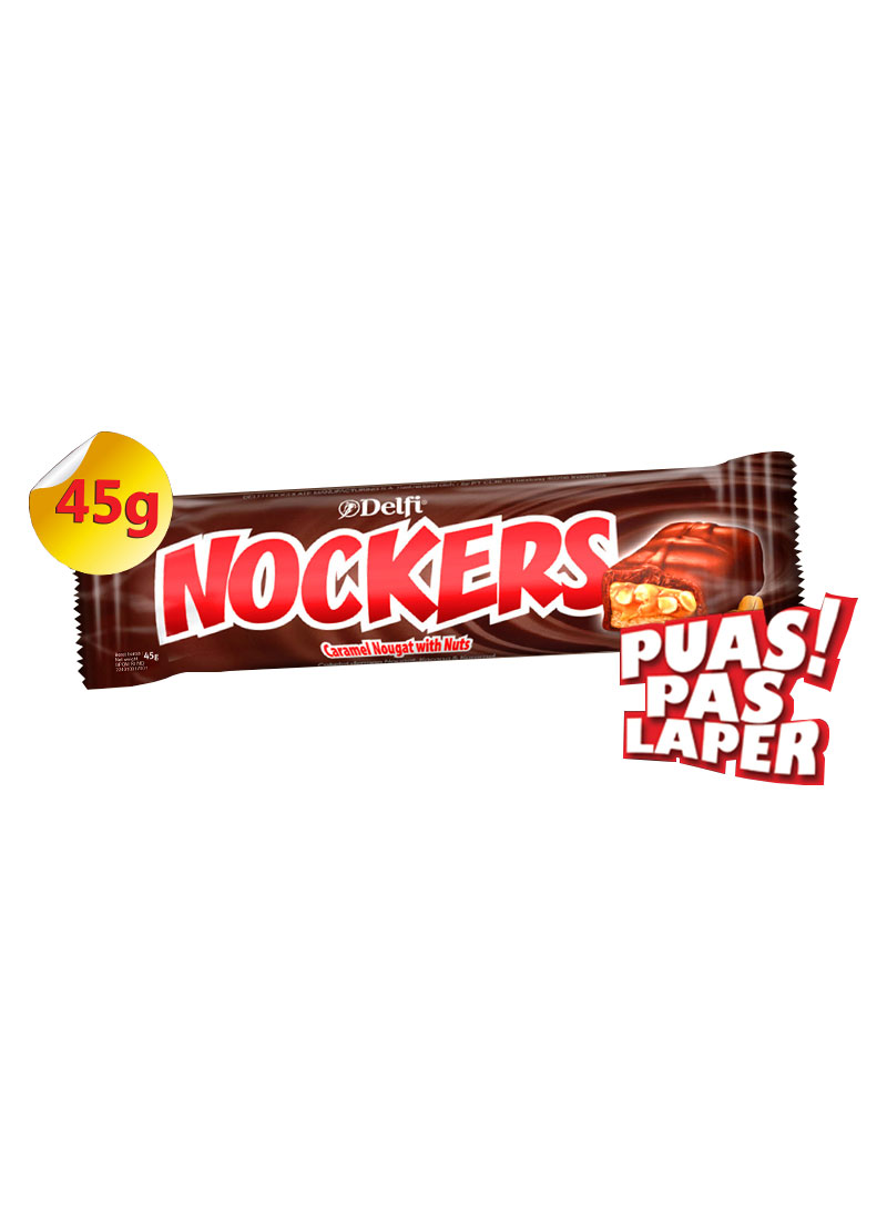 Jual Delfi Chocolate Nockers Caramel 45g Klikindomaret