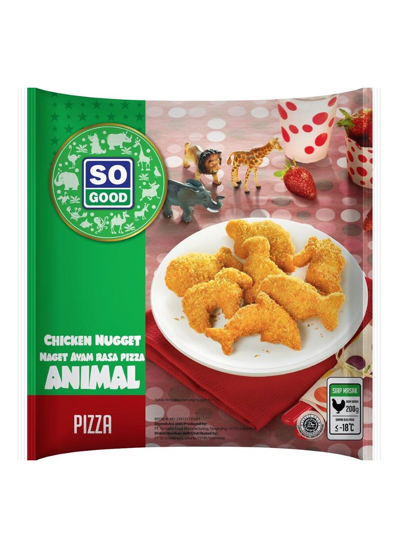 So Good Chicken Nugget Animal 200g KlikIndomaret