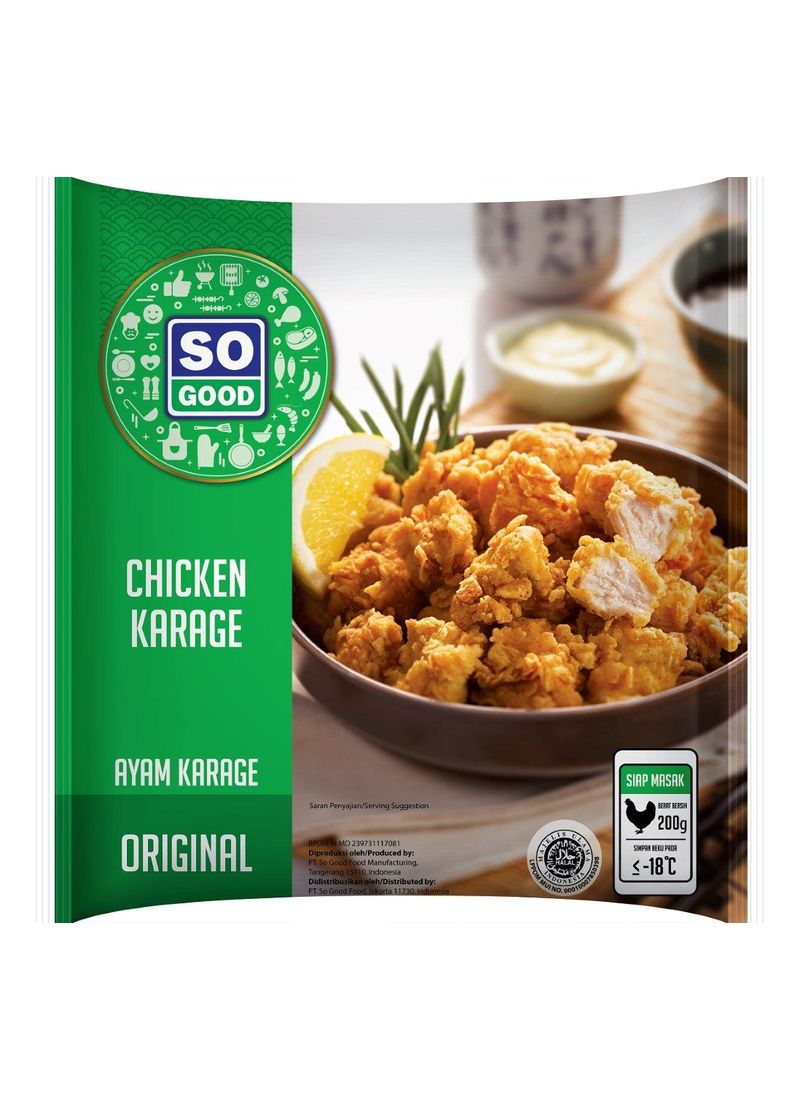 So Good Chicken Karage Original 200g Klikindomaret