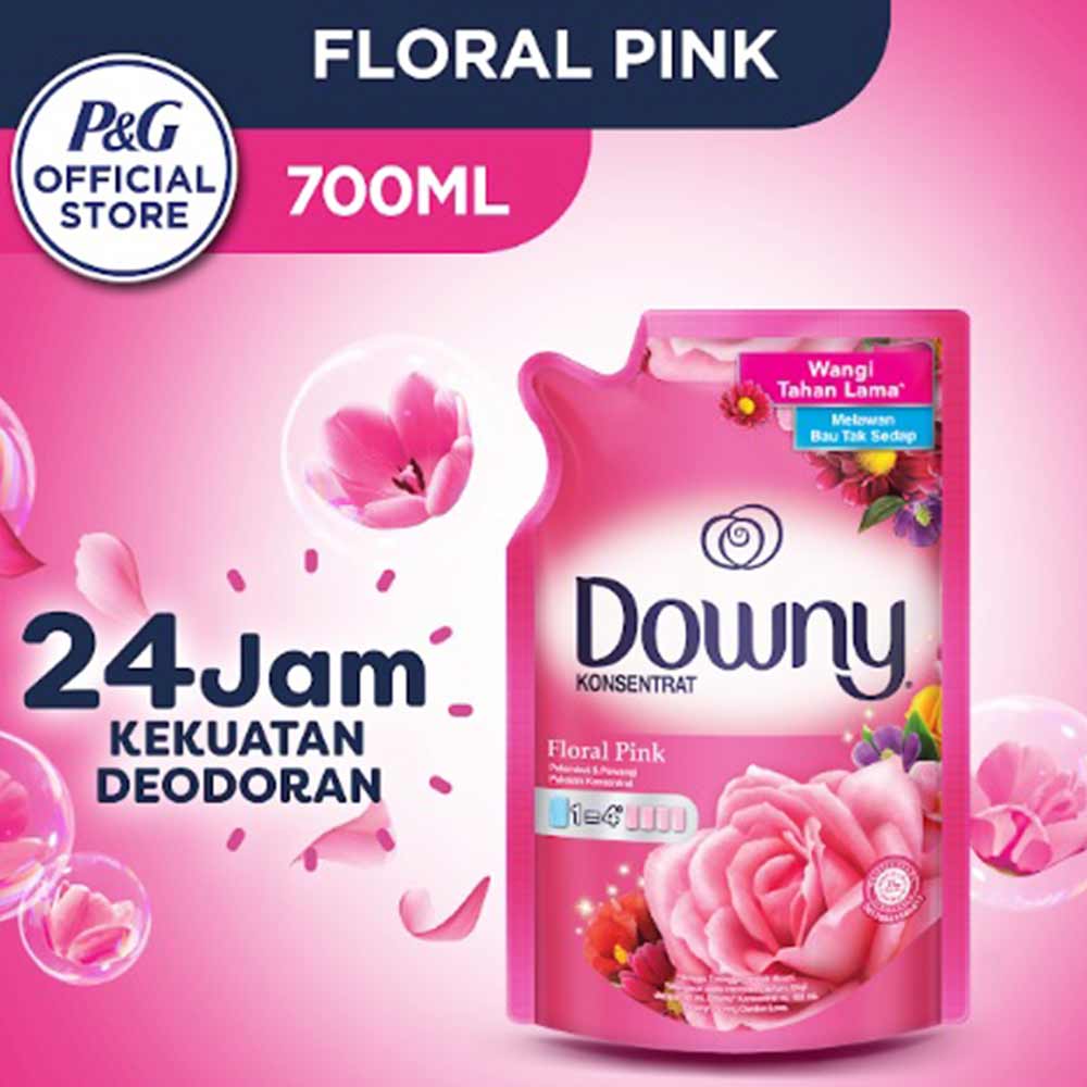 Downy Softener Floral Pink 700mL | Klik Indomaret